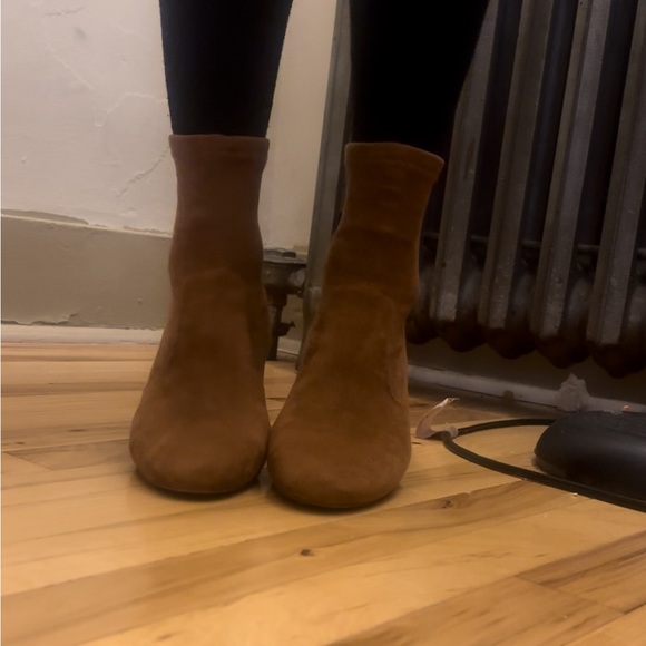 Forever 21 Shoes - brown suede sock boots